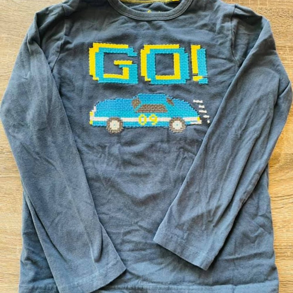 Mini Boden Go Car boy tee top 8-9 yrs